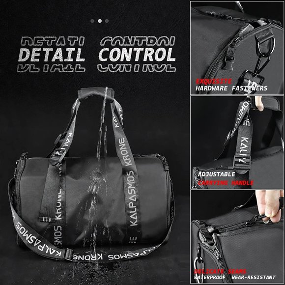 Premium Suit Garment Duffel Bag for Travel Foldable Stylish Hand Carry Shoulder - Picture 6 of 6